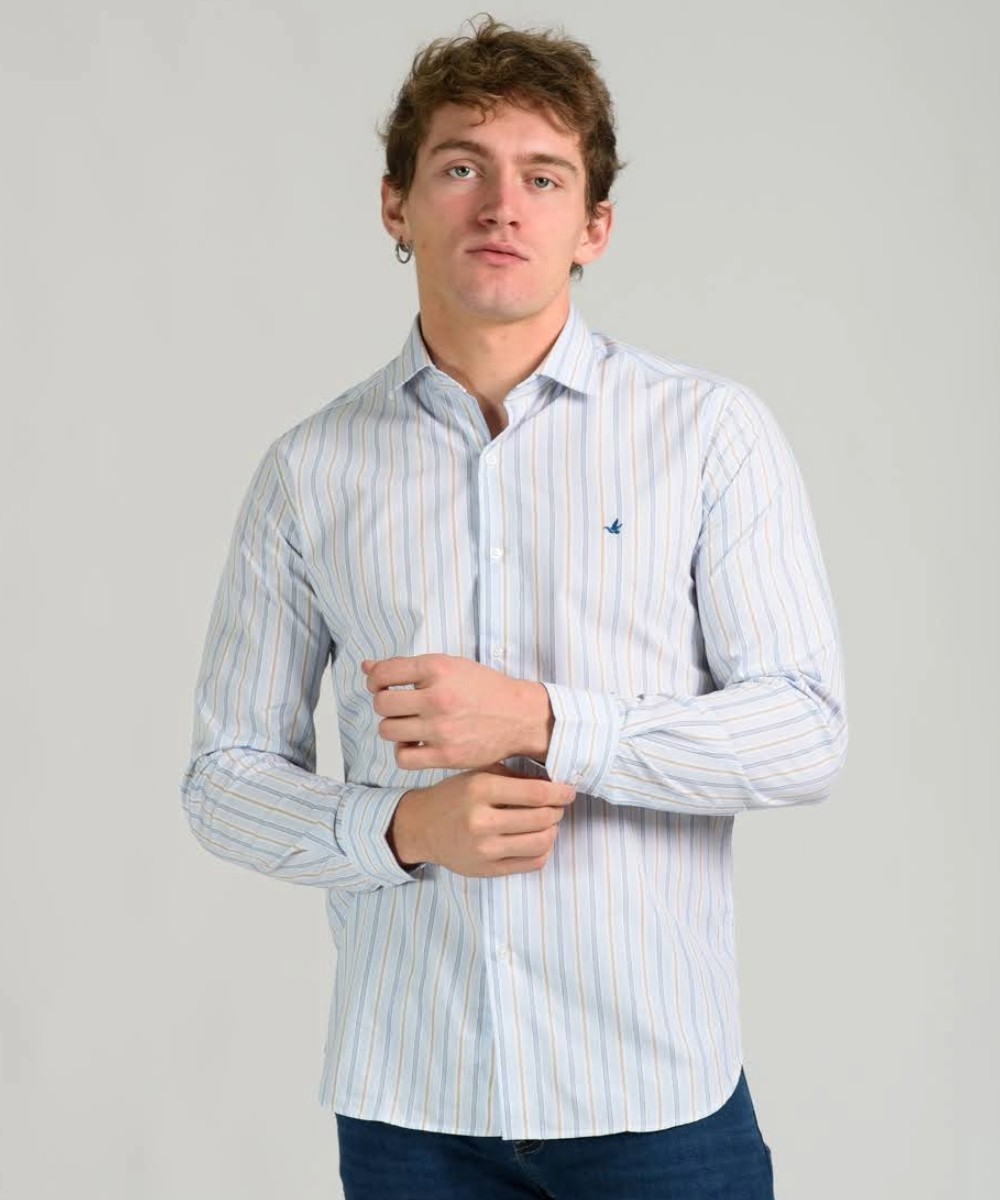 Camisa Milano Stripes Slim Fit