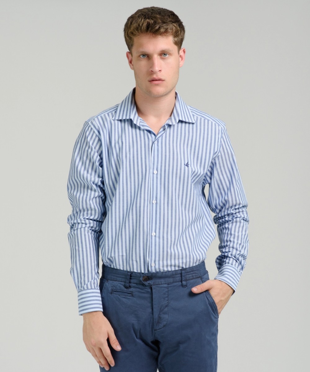 Camisa Milano Stripes Slim Fit