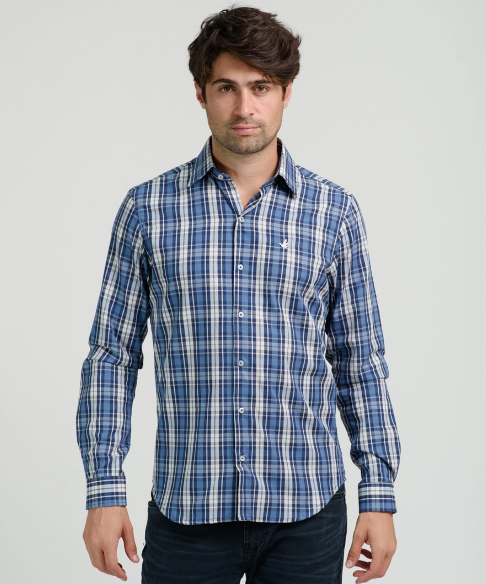 Camisa Milano Checks Slim Fit