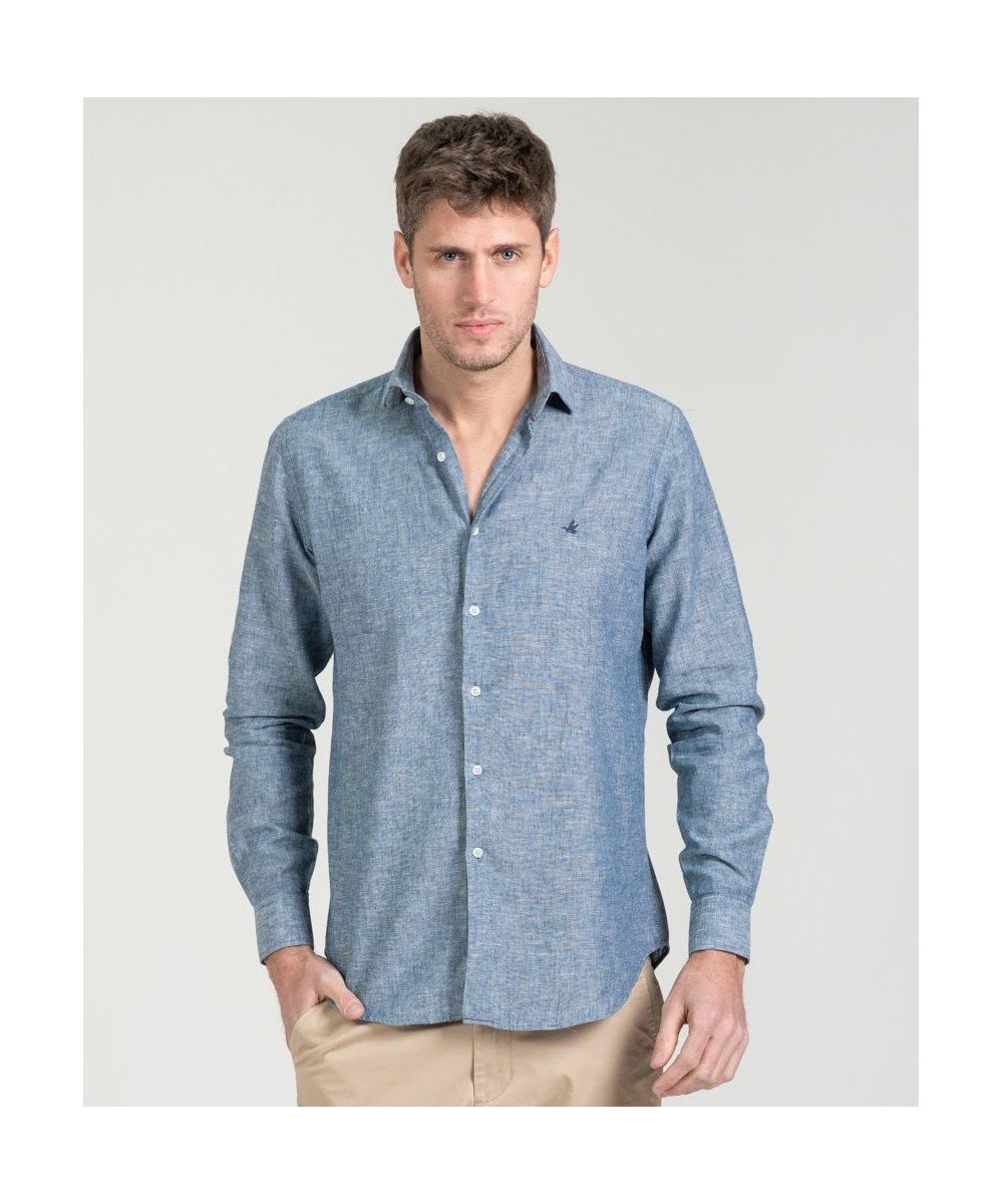 Camisa Milano Lino Melange