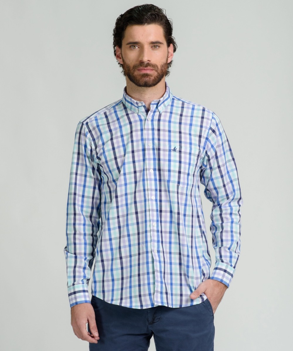 Camisa Brighton Checks Pocket