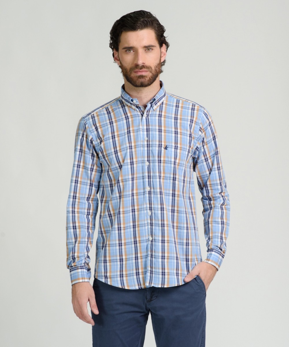 Camisa Brighton Checks Pocket